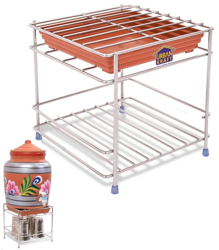 stainless steel matka stand with tray (free) stainless steel matka stand with tray (free)