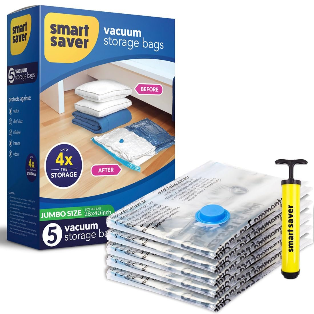 smart saver vacuum storage compression zip lock bags 5 pack jumbo smart saver vacuum storage compression zip lock bags 5 pack jumbo
