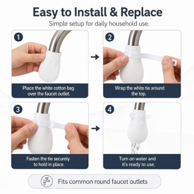 Water Filter Tap Cover | Splash Proof Faucet Filter Cover for Kitchen Tap