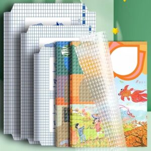 delightbee transparent self adhesive book cover film – 30 sheets