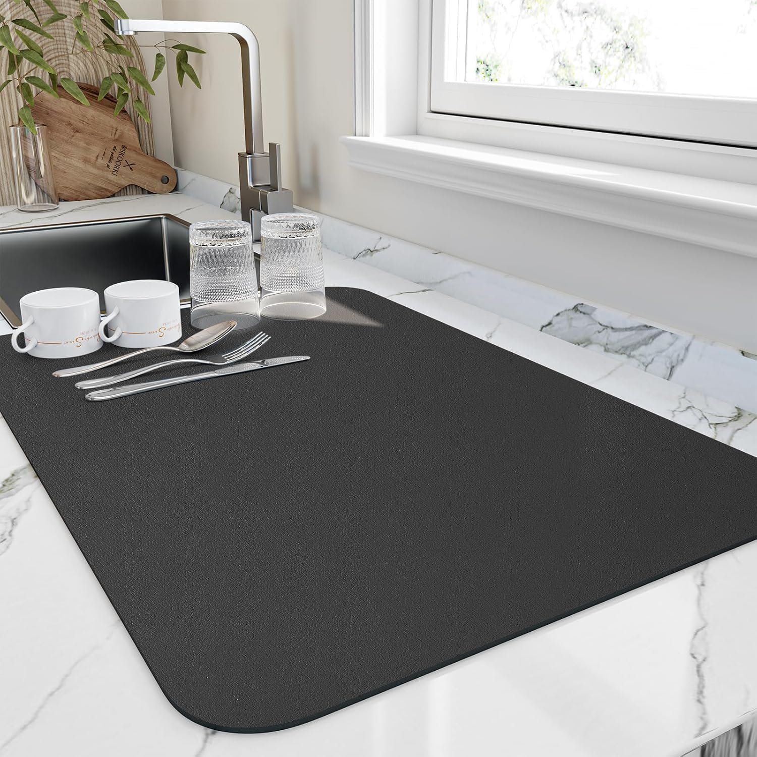 dish drying mat large – water absorbing mat for kitchen dish drying mat large – water absorbing mat for kitchen