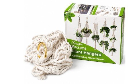 Macrame Plant Hanger, Handmade