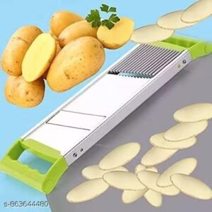 Multipurpose 2 in 1 Vegetable Slicer | Potato Chips Cutter & Onion Grater