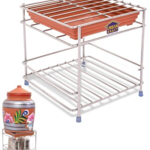 Stainless Steel Matka Stand With Tray (Free)