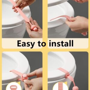 Toilet Seat Lifter Handle Silicone Strap for Toilet Lid
