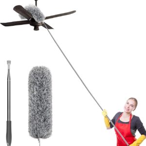 Upgraded Long Handle Microfiber Feather Fan Ceiling