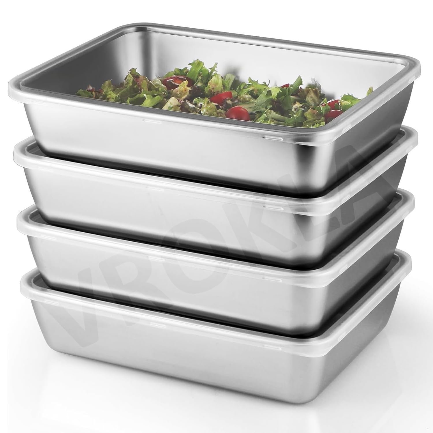 Fridge Storage Box Stainless Steel Food Storage Containers