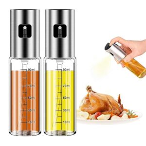 Glass Oil Sprayer for Cooking,100ml Olive Oil Spray Dispenser Bottle