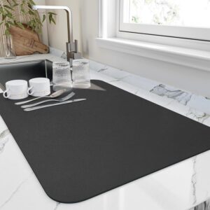 Dish Drying Mat Large ? Water Absorbing Mat for Kitchen