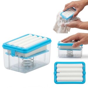 Easy Cloth Plastic Washing Soap Roller Dispenser Case with Lid