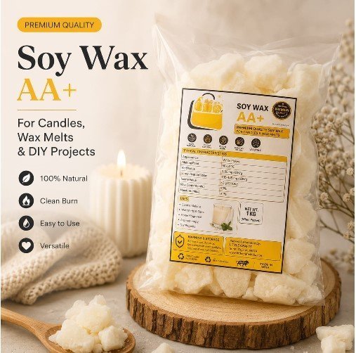 DishTrend(TM) 100% Pure Soy Wax for Candle Making | Natural SOYA Wax