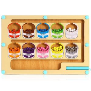 Magnetic Color & Number Maze