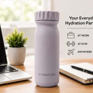 SITARAYURI Vacuum Insulated Stainless Steel Hot & Cold Bottle, 500ml