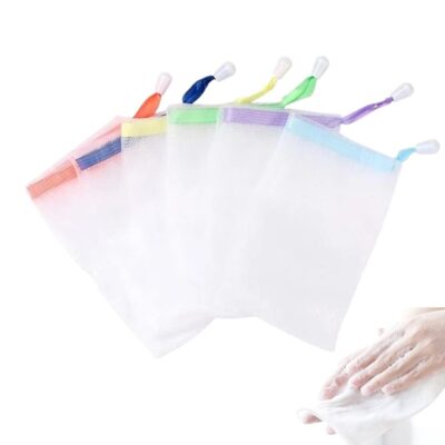 Exfoliating Mesh Soap Saver Pouch Bag Sack